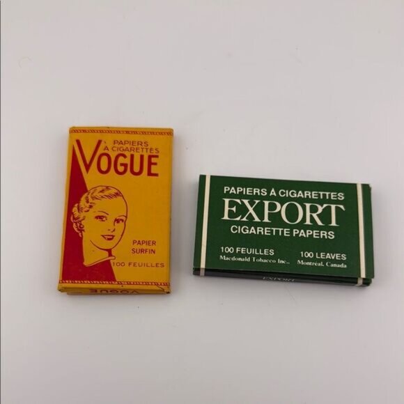 Vintage rolling paper Vogue and Export - Picture 2 of 2